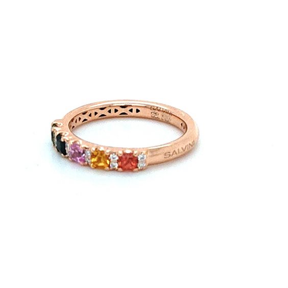 Anello Salvini Donna in Oro rosa Zaffiro 0.65 Ct 20113453 - 20113453